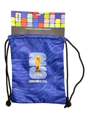 NEW! FIFA World Cup 2026 USA Design Drawstring Backpack Official Licensed